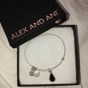 Alex & Ani February birthstone bracelet